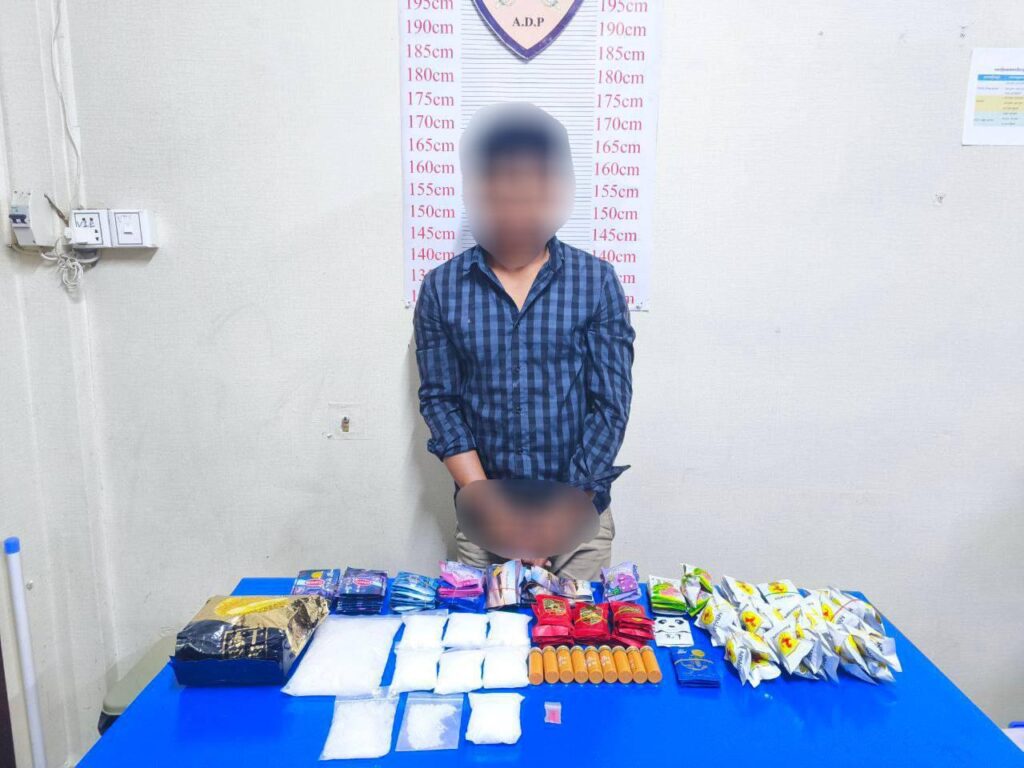 金边一毒贩落网，贩毒超4公斤！